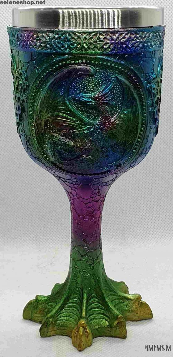 Metallic dragon goblet