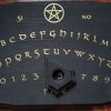 Ouija board black gold planchette