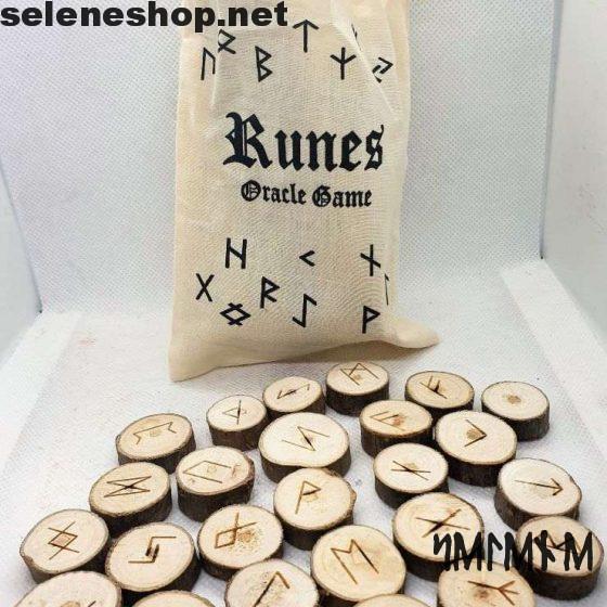 wooden runes