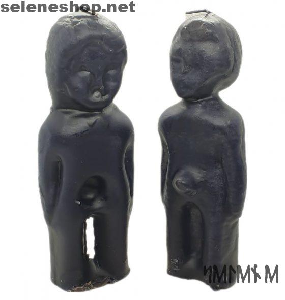 Figura de cera hombre mujer pareja