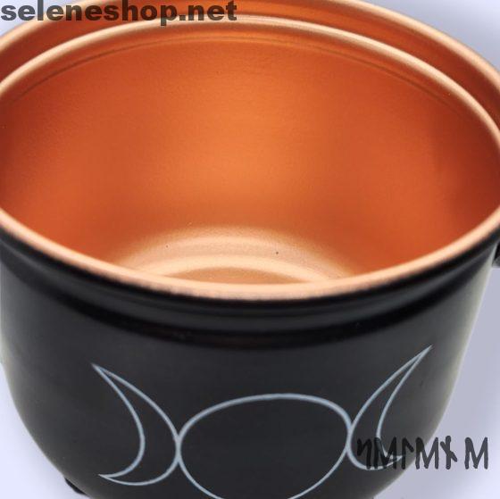 Caldero de incienso 3 lunas interior