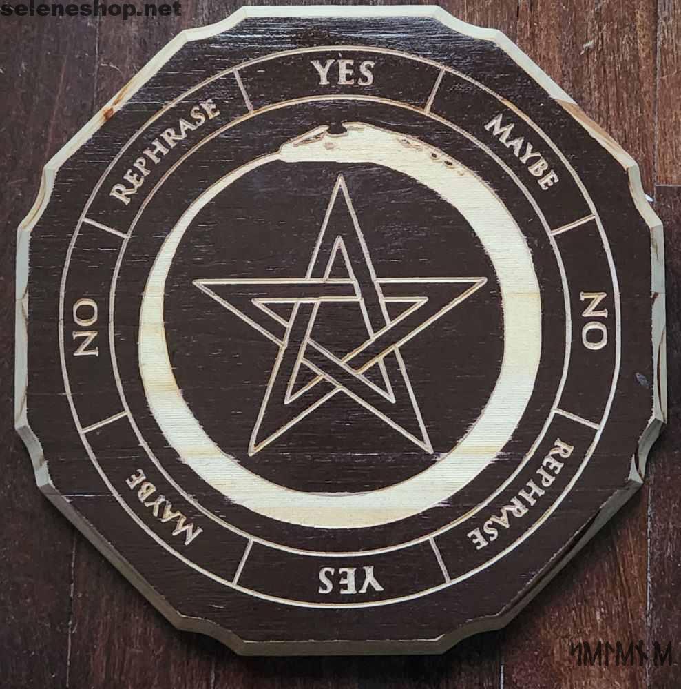 Pendulum divination table with goddess pendulum - Selene Shop