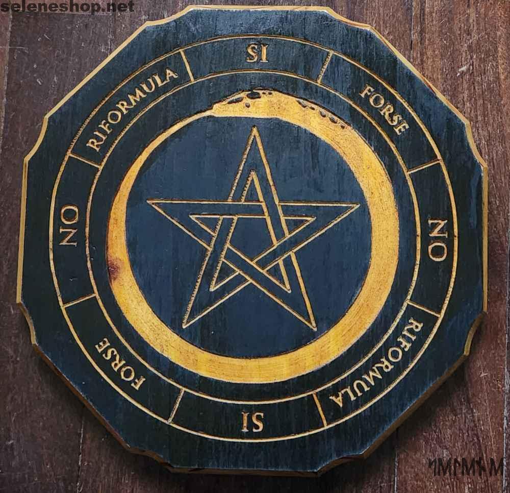 Pendulum divination table with goddess pendulum - Selene Shop