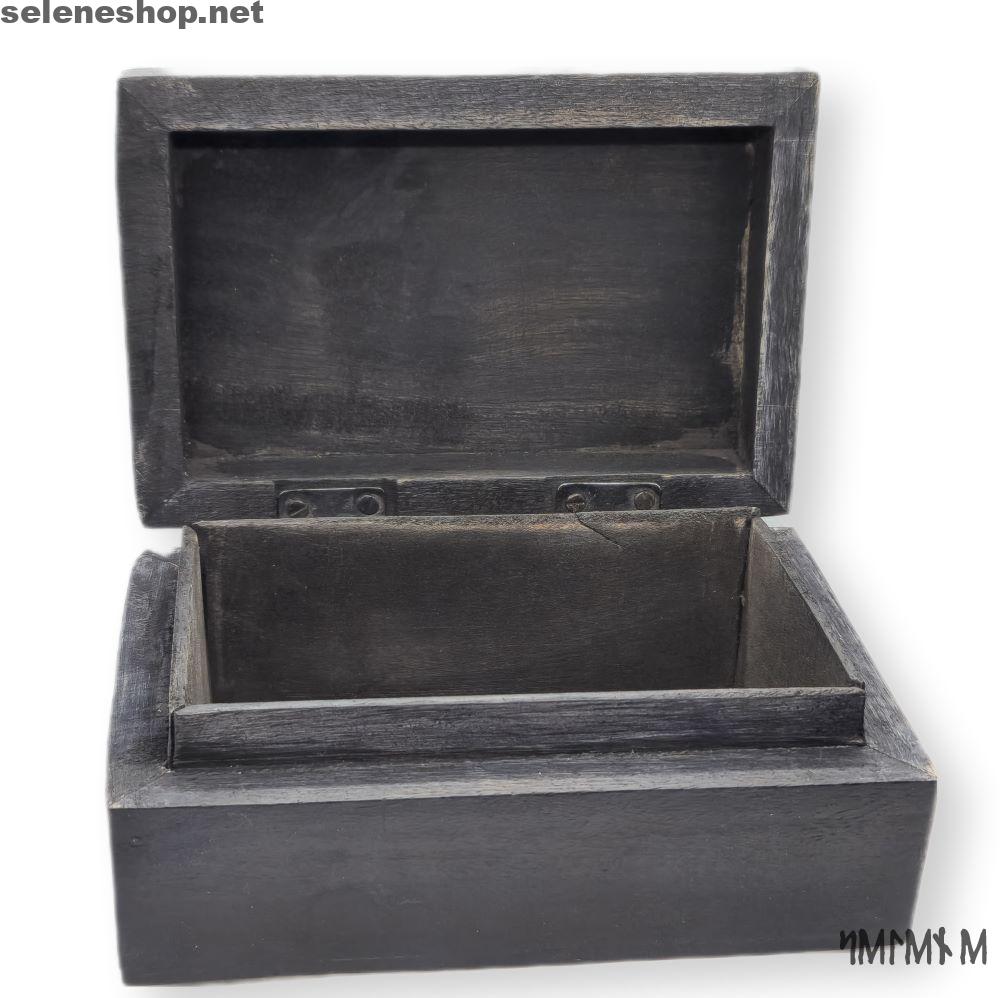Metal pentacle box inside