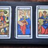 Mesa de lectura de cartas del tarot