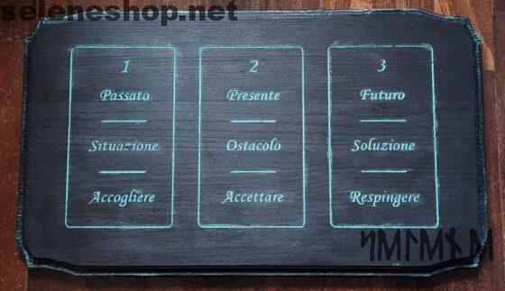 Tarot verde mesa de adivinación