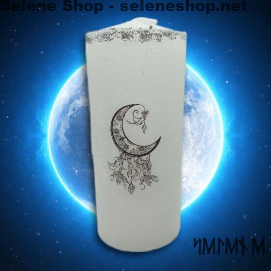 Moon candle for getting positive energy