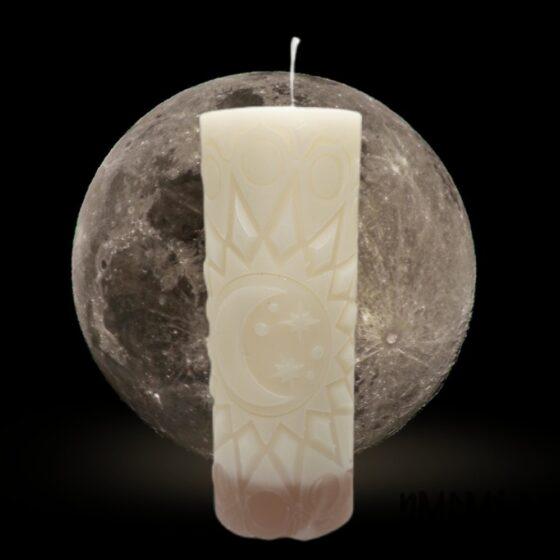 Vela lunar para obtener energía positiva