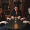 Tavolino seduta spiritica ouija eptagramma