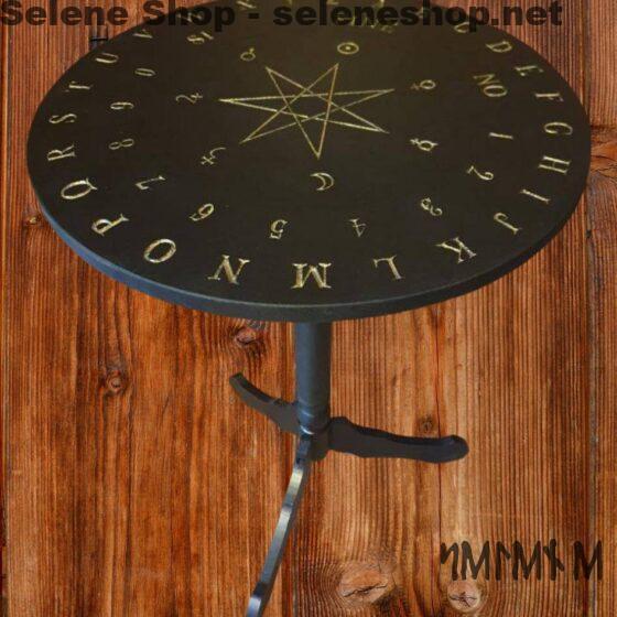 wicca shop online negozio esoterico pagano ouija rune 3 Tavolino seduta spiritica ouija eptagramma